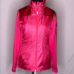 KJUS pink zip up rain jacket